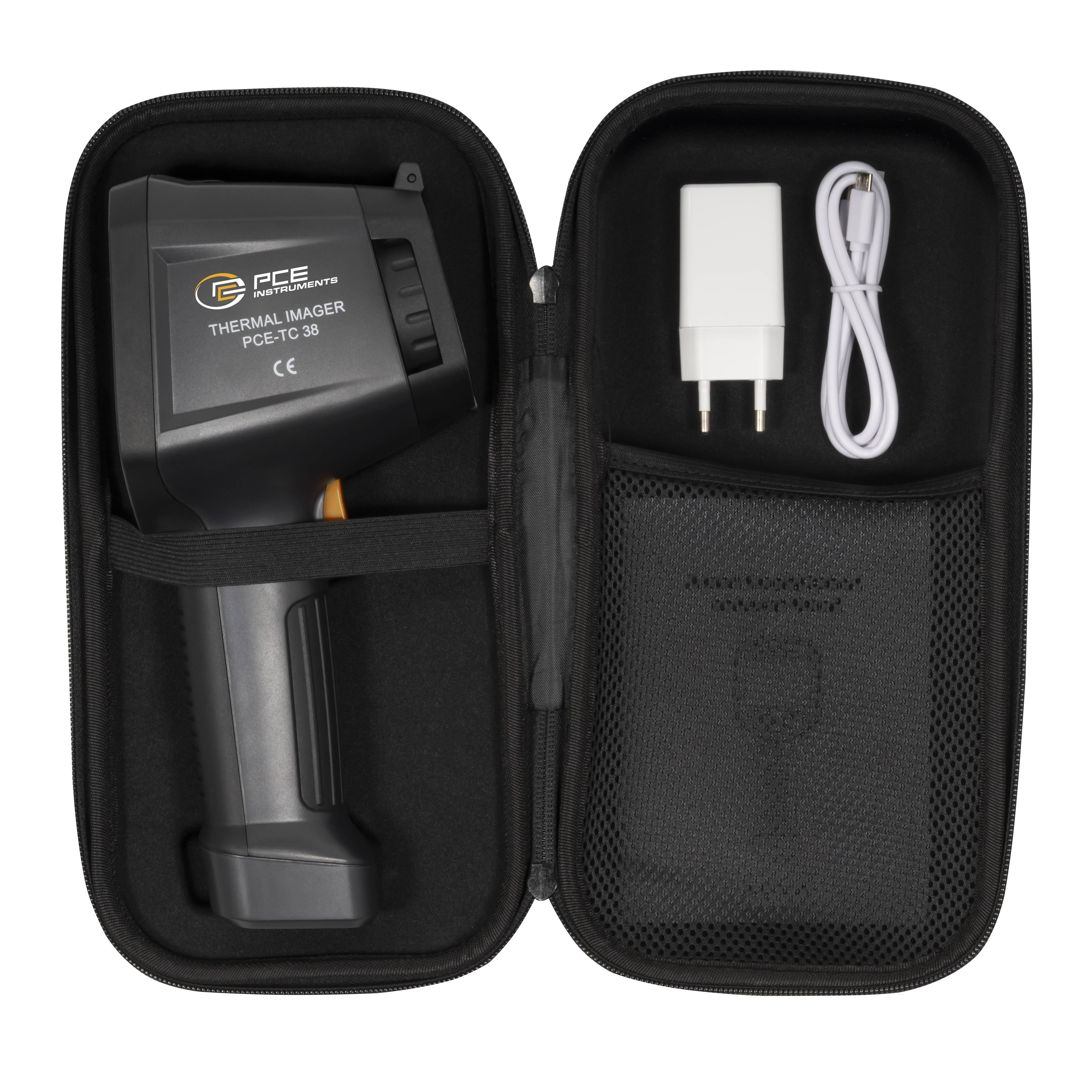 PCE Instruments PCE-TC 38 Wärmebildkamera -20 bis 550°C WiFi, inkl. Infrarot-Thermometer