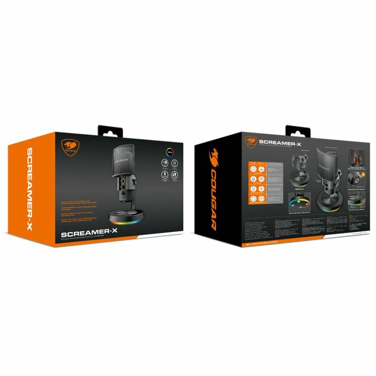 COUGAR Studiomikrofon Screamer-X (CGR-U163RGB-500MK)