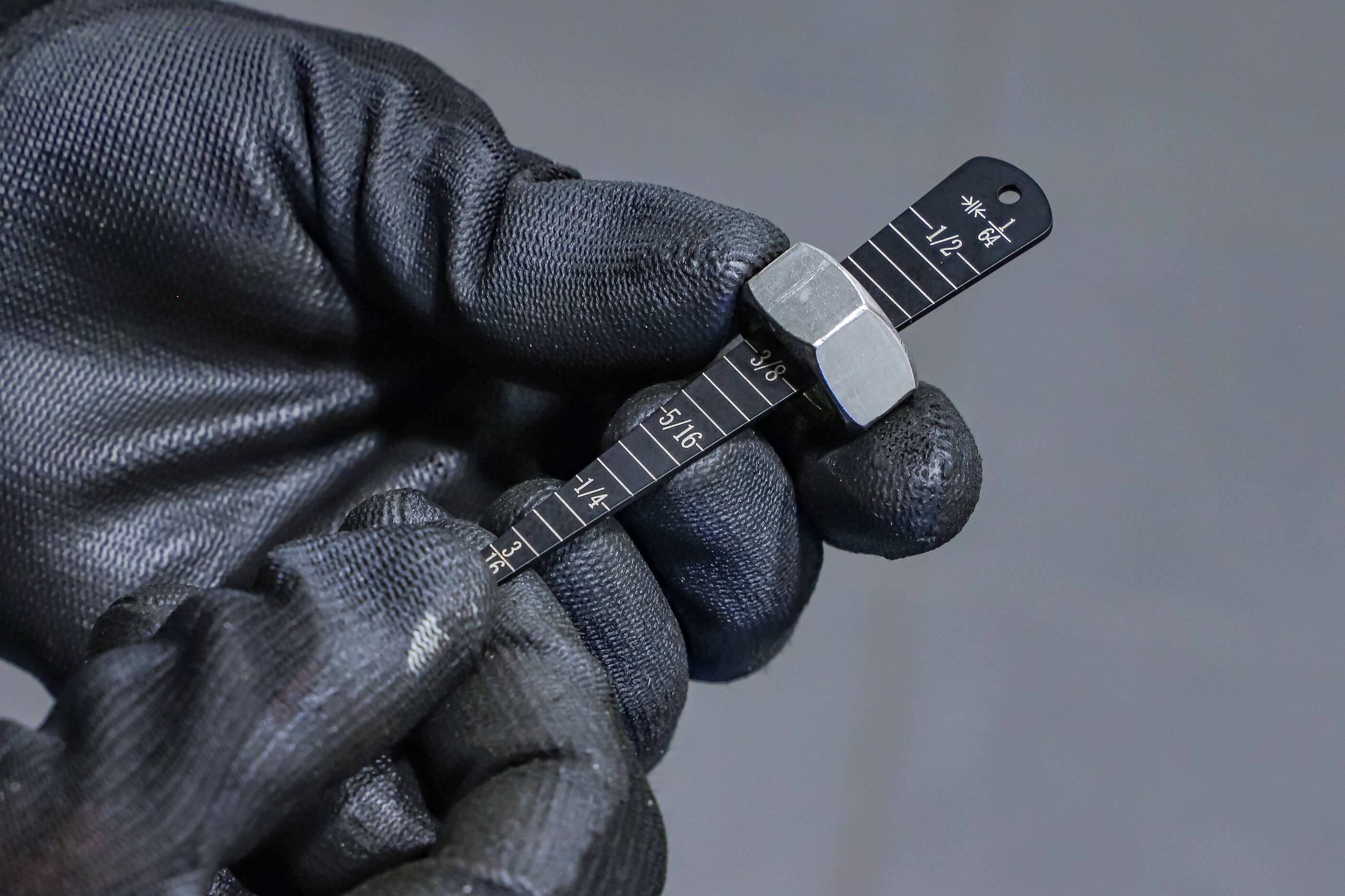 Schrauben- und Gewindeschablone Zollgrößen 1/4 - 2