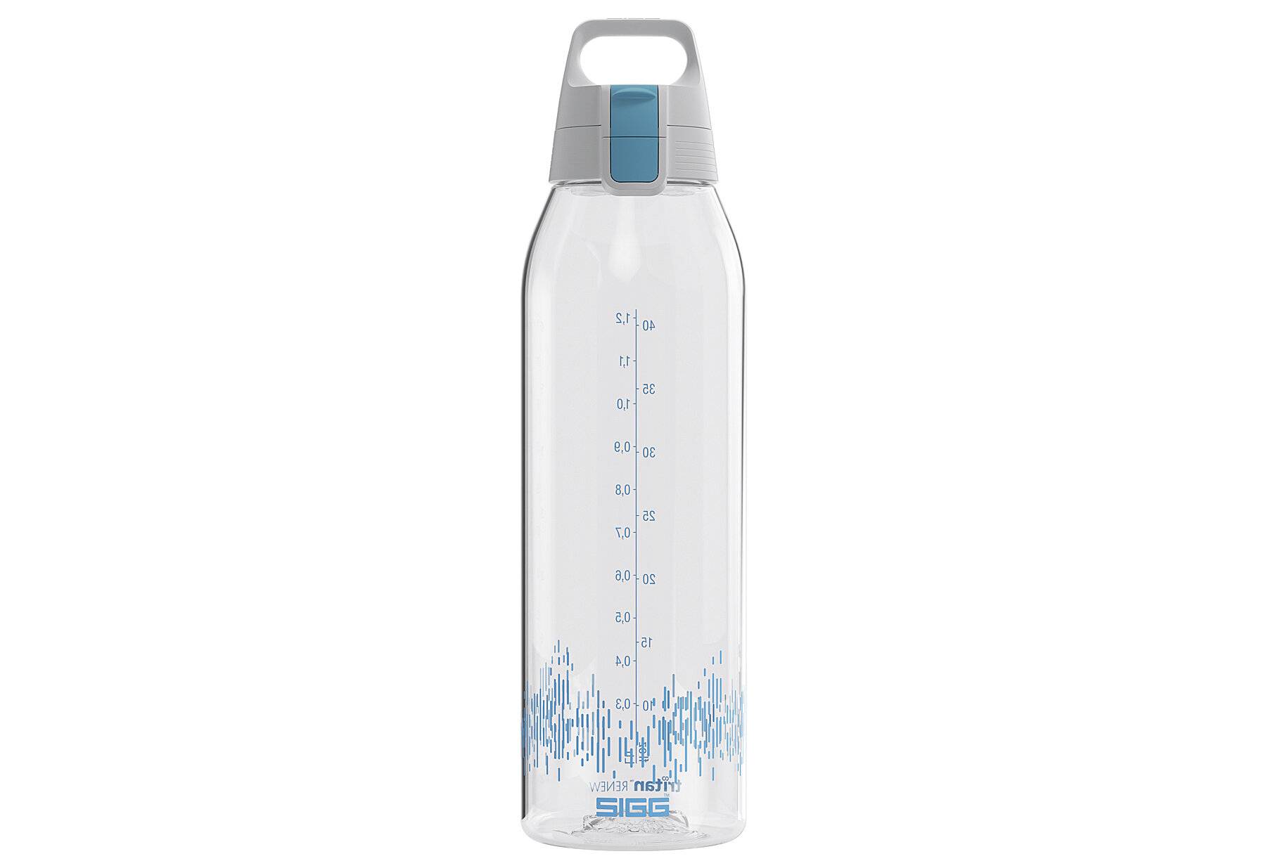 SIGG - Tritan Renew Trinkflasche - Total Clear ONE MyPlanet Aqua - Für Kohlensäurenhaltigen