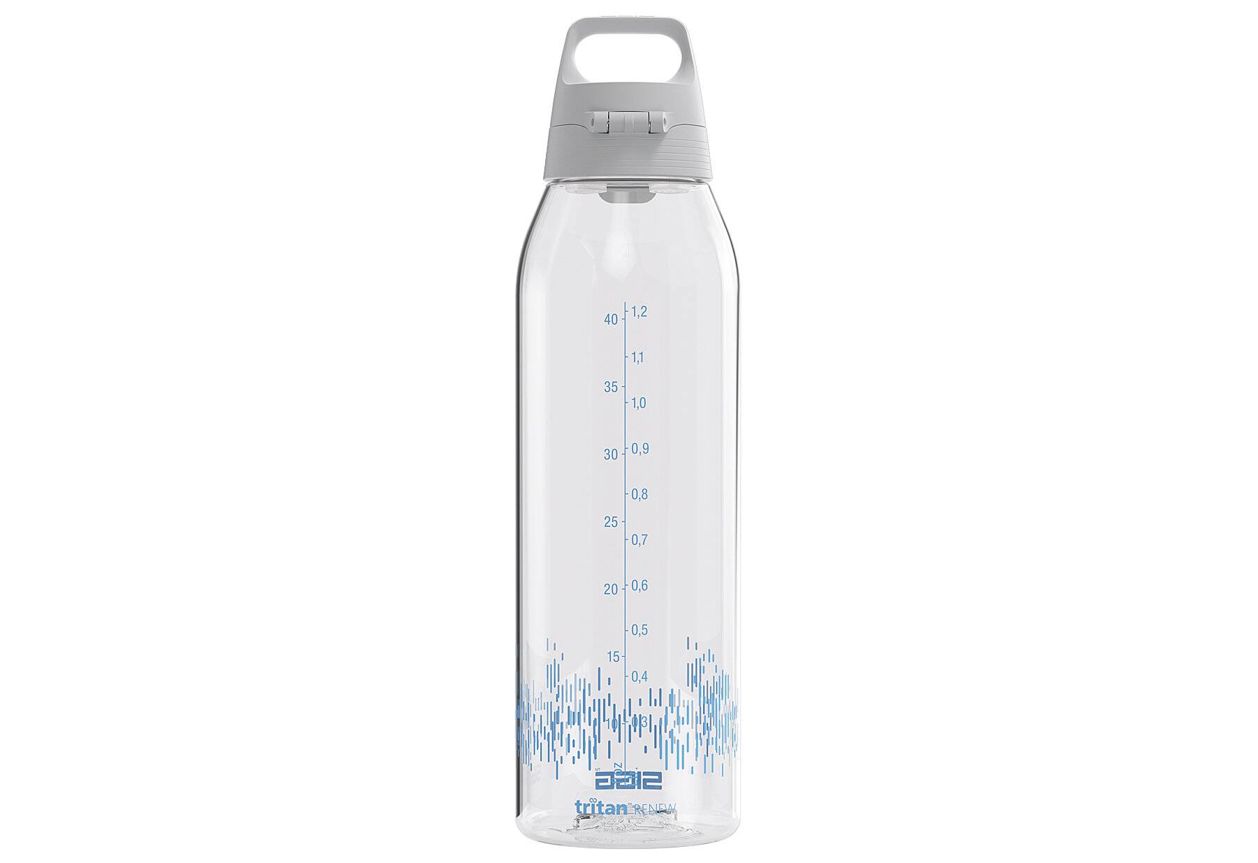 SIGG - Tritan Renew Trinkflasche - Total Clear ONE MyPlanet Aqua - Für Kohlensäurenhaltigen