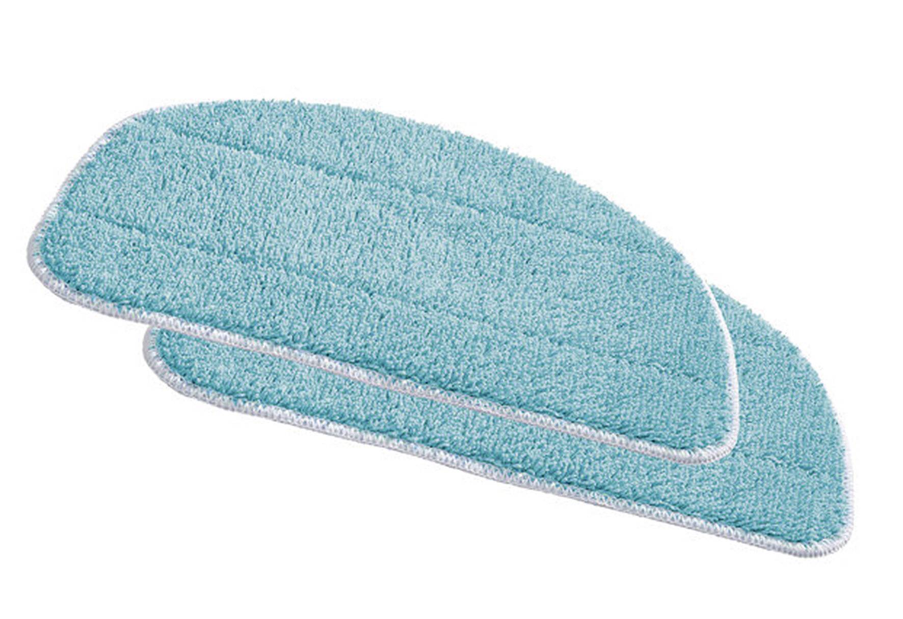 Leifheit 2er Set Ersatzpads Dampfreiniger CleanTenso Power 2.0, Dampfbesen Wischbezug für eine