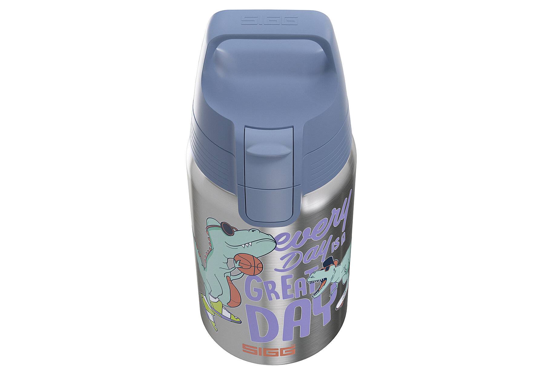 SIGG - Edelstahl Trinkflasche Kinder - Shield One Great Day - Für Kohlensäurehaltige Getränke