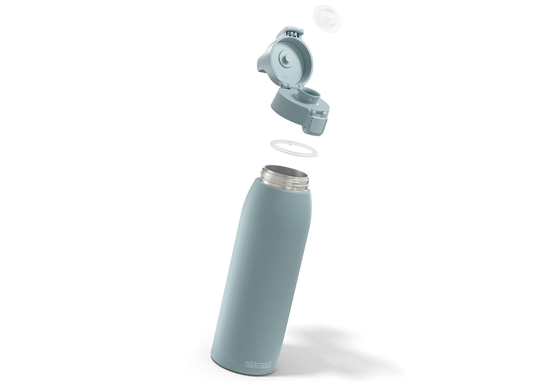 SIGG - Isolierte Trinkflasche - Shield Therm One Morning Blue - Für kohlensäurehaltige