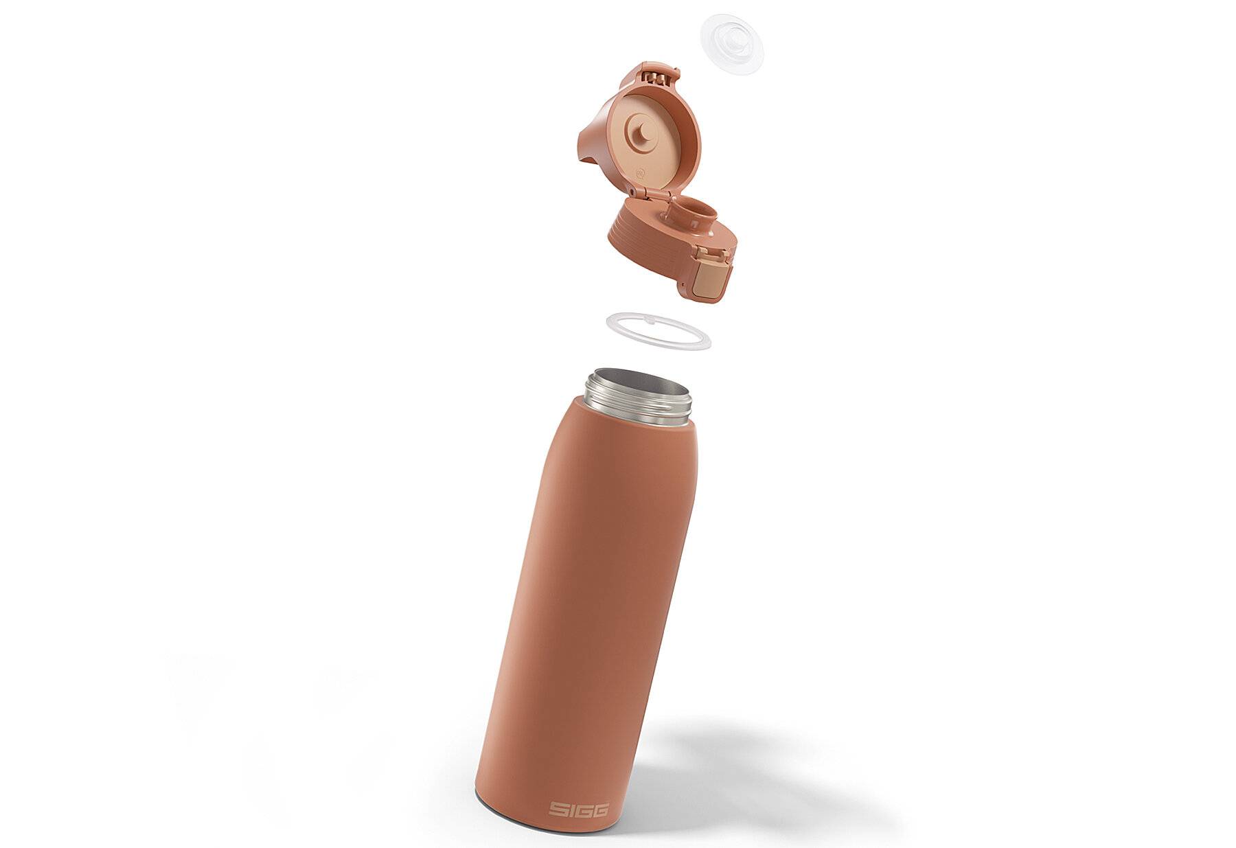 SIGG - Isolierte Trinkflasche - Shield Therm One Eco Red - Für kohlensäurehaltige Getränke