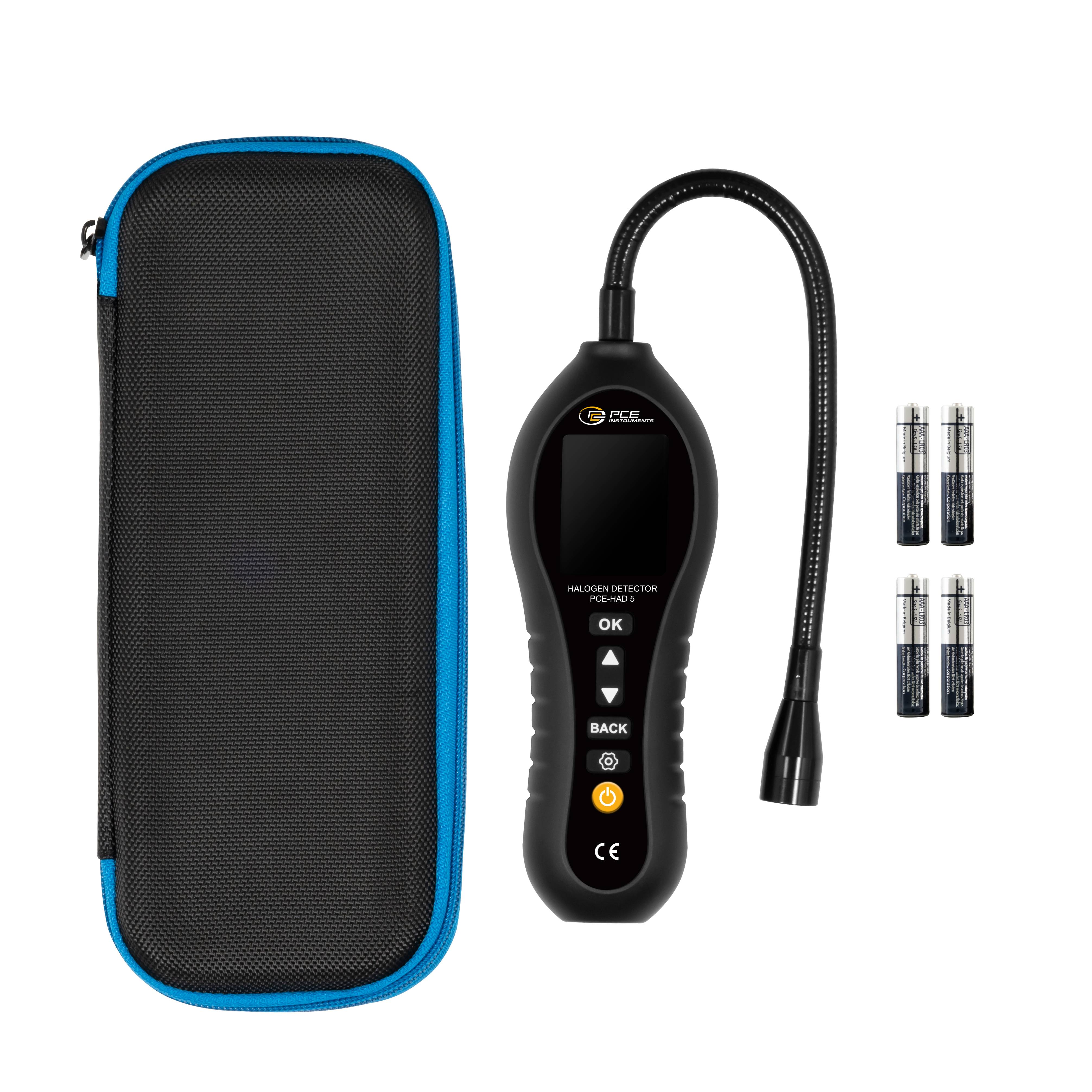 PCE Instruments PCE-HAD 5 Kältemittel-Messgerät 0 - 1000 ppm mit Temperaturmessfunktion kalibriert Werksstandard (ohne Zertifikat)