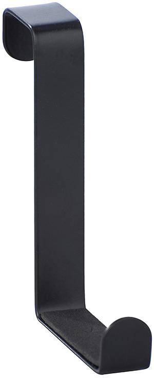 Wenko Türgarderobenhaken, 4er Pack, schw.