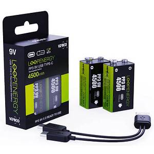 LoopEnergy Li-Ion Akku - Akku - 9V-Block