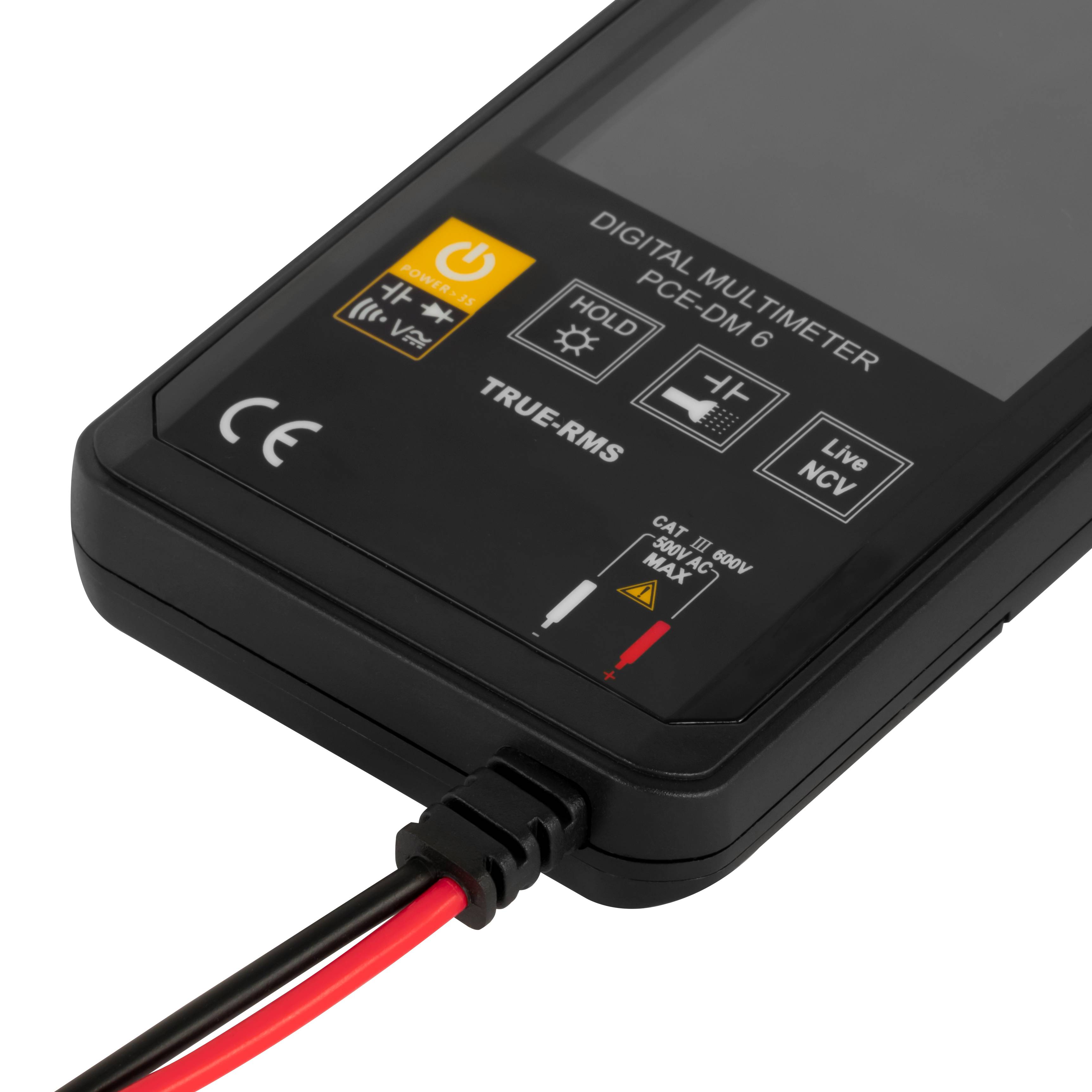 PCE Instruments PCE-DM 6 Hand-Multimeter digital CAT III 600 V Anzeige (Counts): 6000