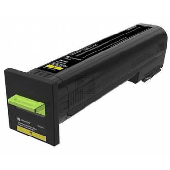 Lexmark Rückgabe Tonerkassette CS820 Original Gelb 22000 Seiten 72K2XY0