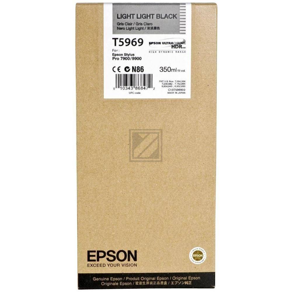 Epson Druckerpatrone T5969 Original Light Light Schwarz C13T596900