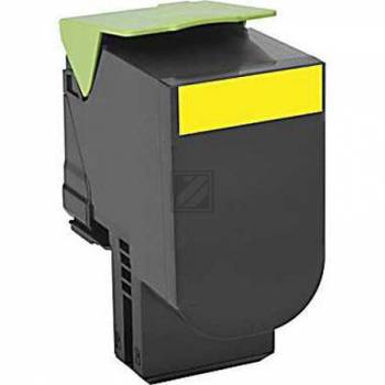 Lexmark Toner 802HY CX410 CX510 Original Gelb 3000 Seiten 80C2HY0