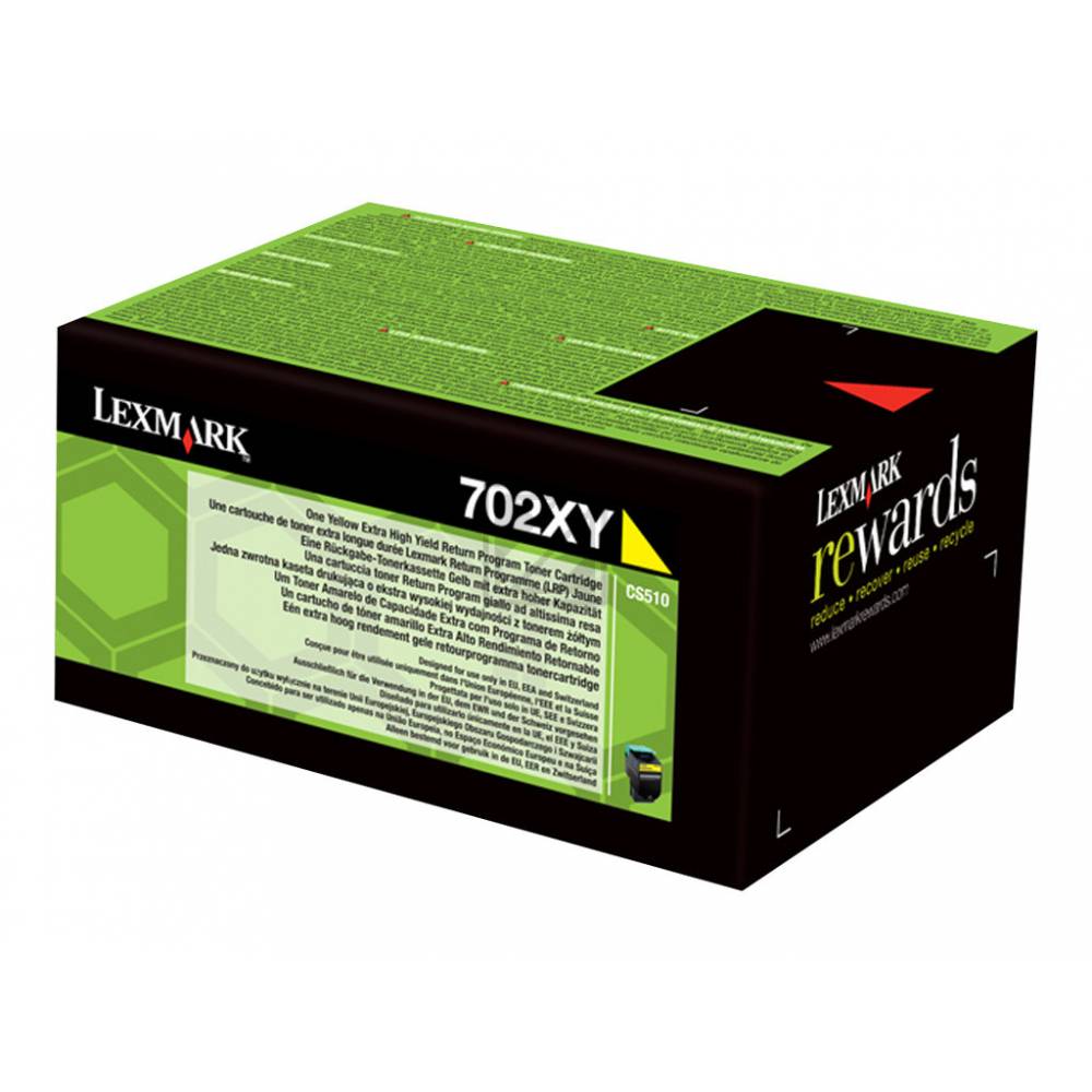 Lexmark Toner 702XY CS510 Original Gelb 4000 Seiten 70C2XY0