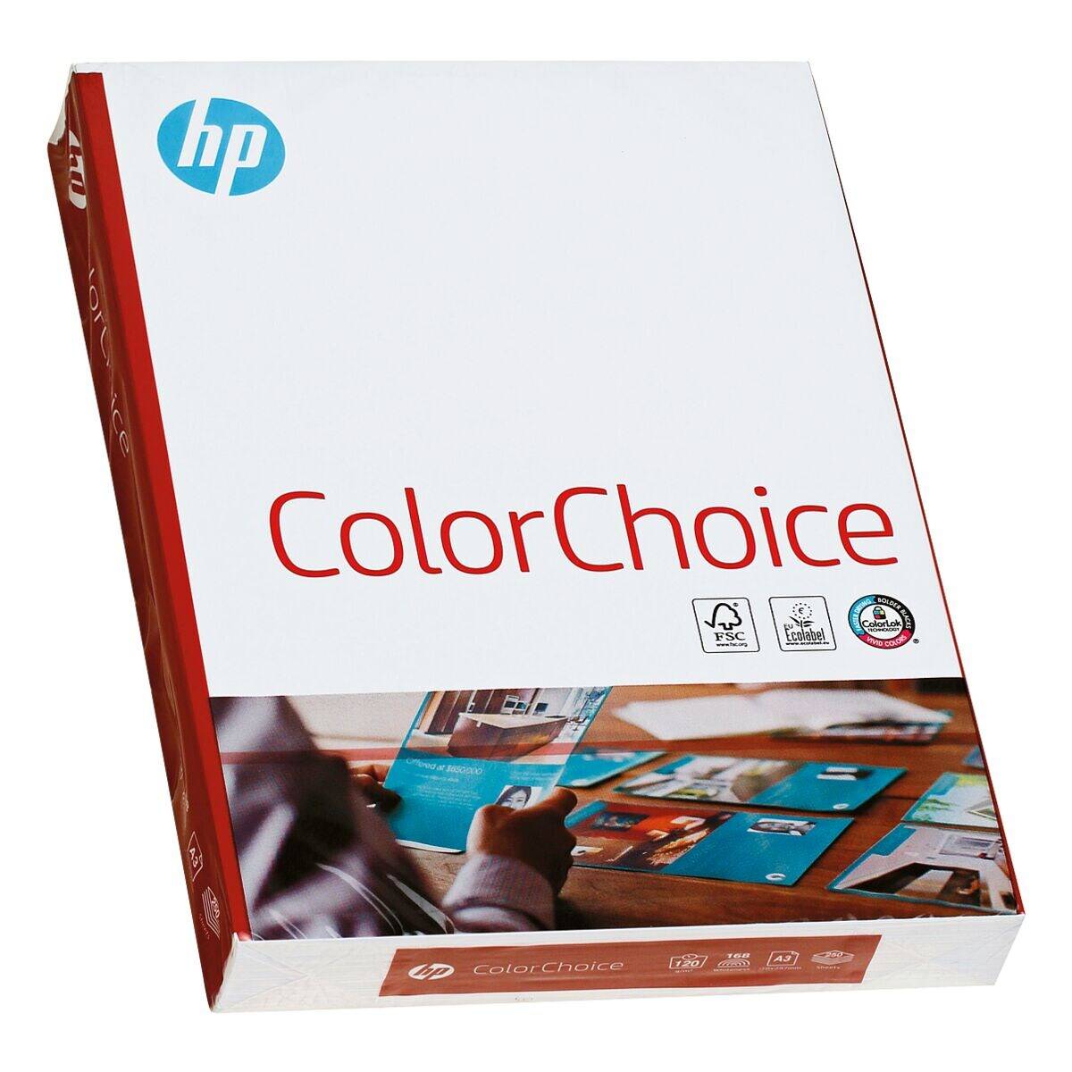 Farblaserpapier Color Choice CHP 762 A3 120g/qm weiß VE=250 Blatt