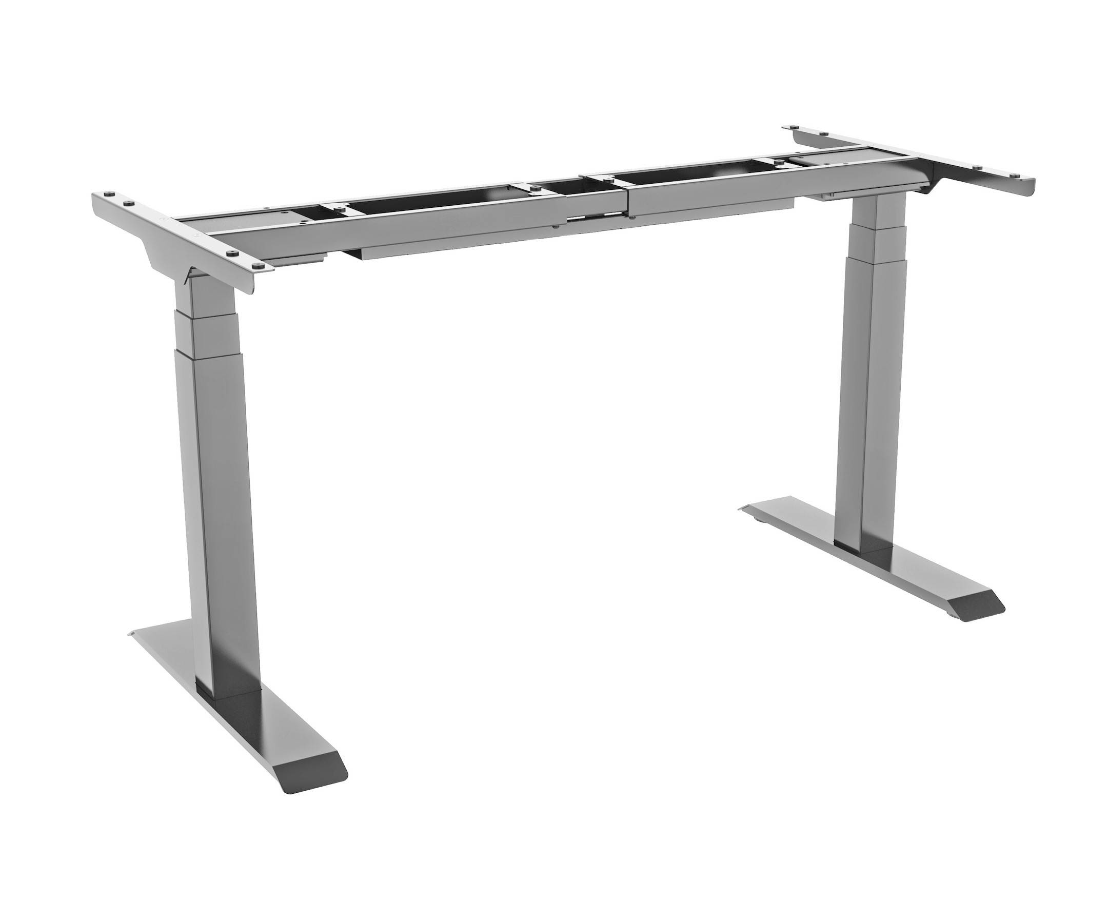 celexon elektrisch höhenverstellbarer Schreibtisch Professional eAdjust-58123 - grau, inkl. HPL Tischplatte 150 x 75 cm
