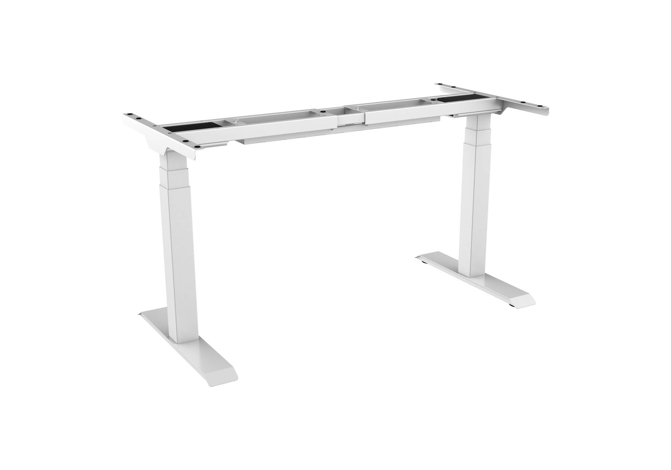 celexon elektrisch höhenverstellbarer Schreibtisch Professional eAdjust-58123 - weiß, inkl. HPL Tischplatte 125 x 75 cm