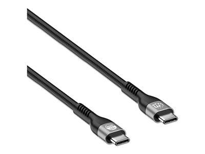 Manhattan USB-C to USB-C Cable (240W), 2m, Male to Male, Black, 480 Mbps (USB 2.