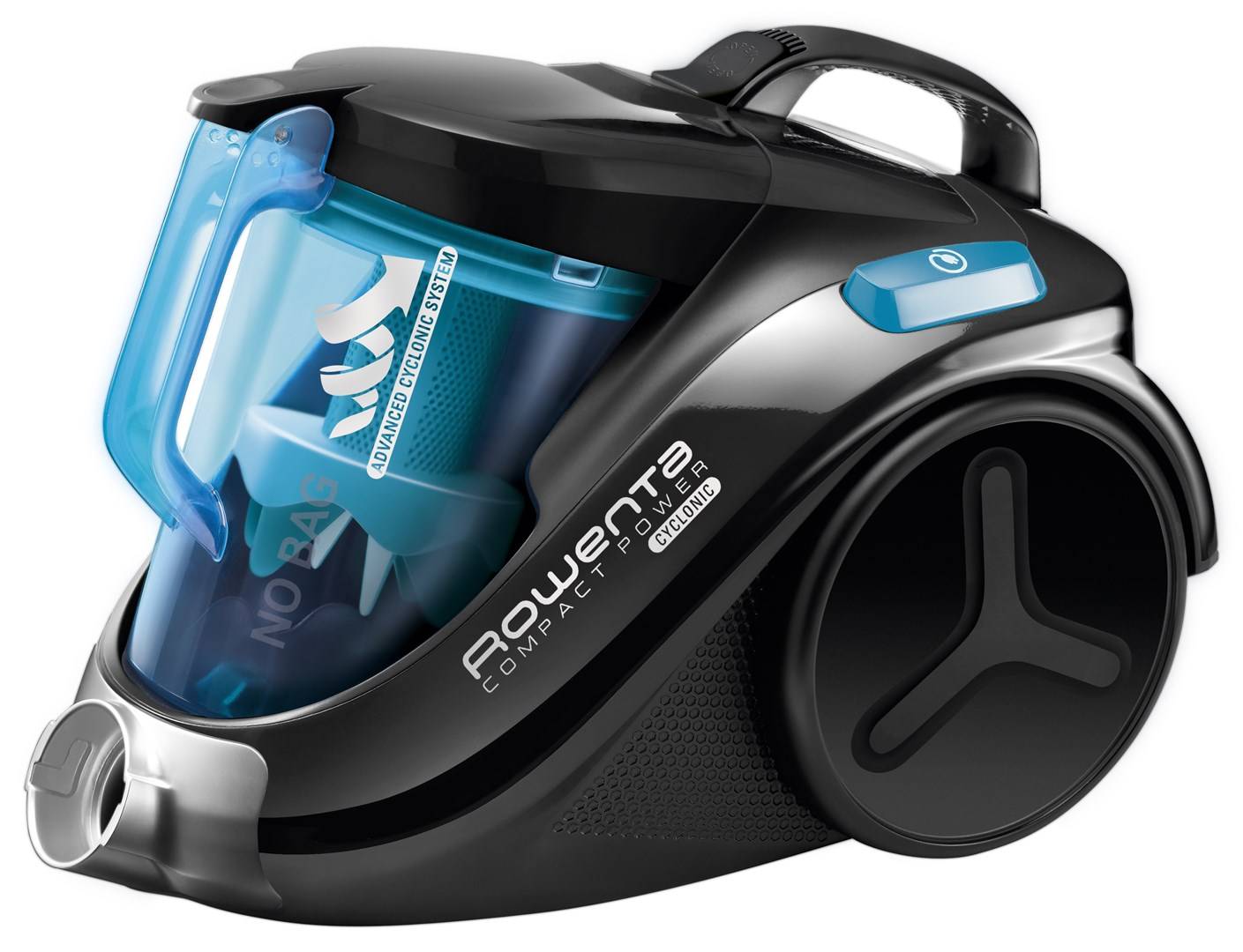 Rowenta Compact Power Cyclonic RO3731EA - Staubsauger - Kanister - beutellos - Blau/Schwarz