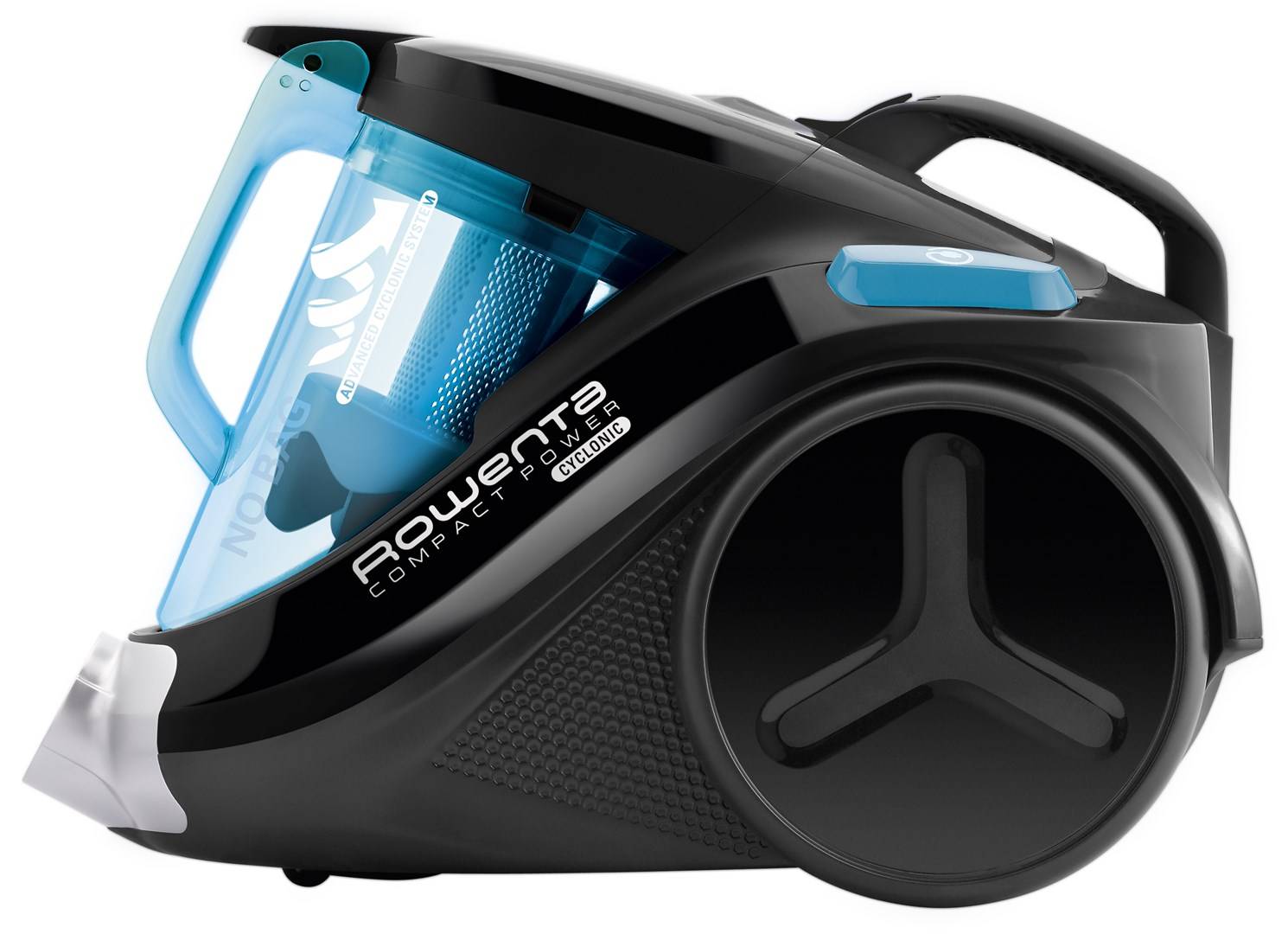 Rowenta Compact Power Cyclonic RO3731EA - Staubsauger - Kanister - beutellos - Blau/Schwarz