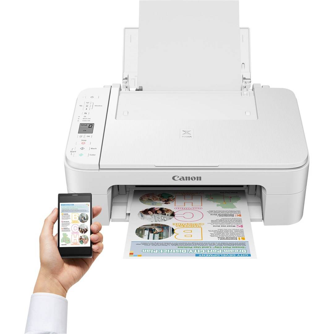 Canon PIXMA TS3351 Multifunktionsdrucker Tintenstrahl Farbe A4 Drucker, Scanner, Kopierer WLAN