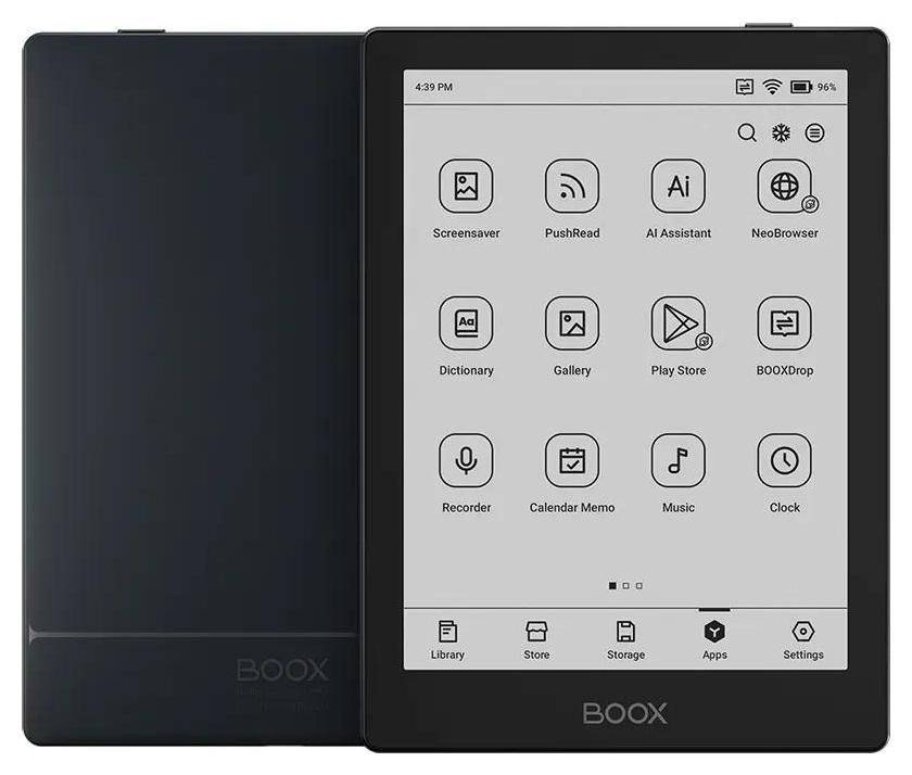 ONYX - Ebook Boox Go 6"" Carta 1300 32GB Wi-Fi Black - 32 GB