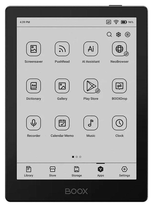 ONYX - Ebook Boox Go 6"" Carta 1300 32GB Wi-Fi Black - 32 GB