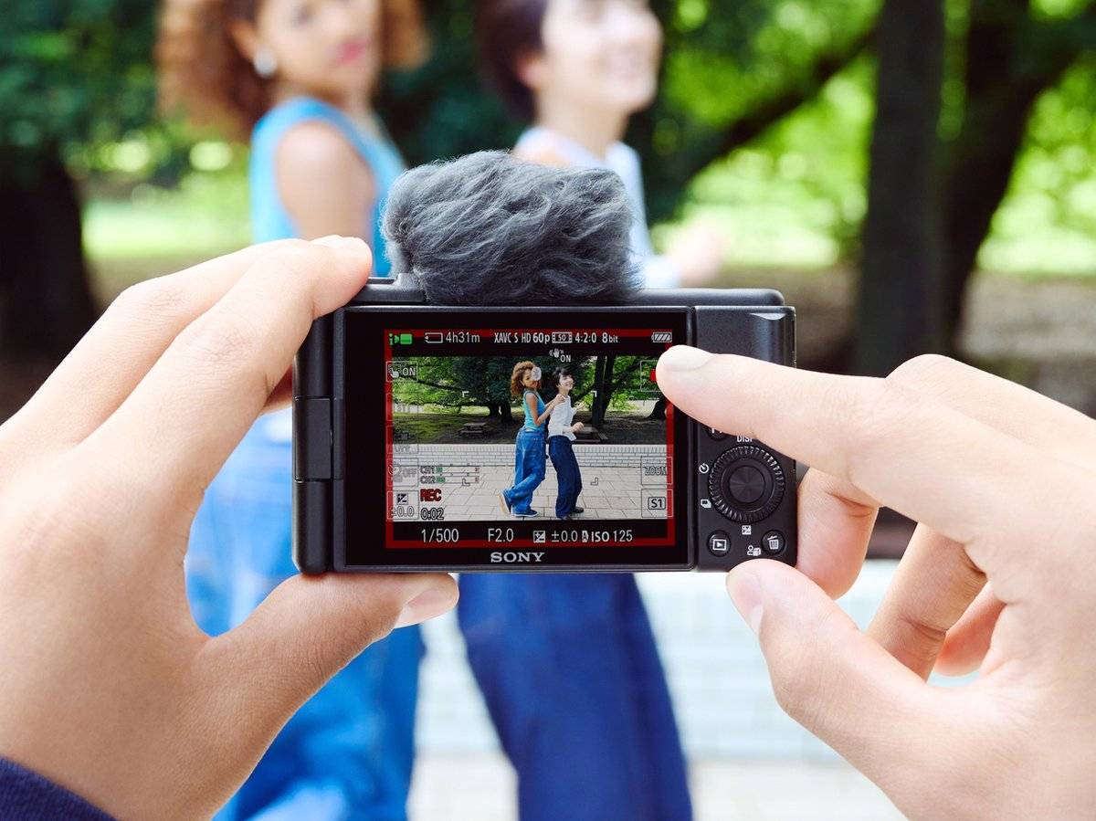 SONY Sony Camera Compact VLog ZV-1F ZV1F black Schwarz (ZV1FBDI EU) SONYEU) SONY EU)