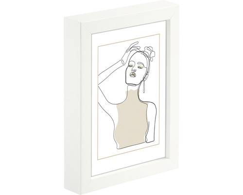 hama 00175986 Holzrahmen "Kopenhagen", Weiß, 15 x 20 cm