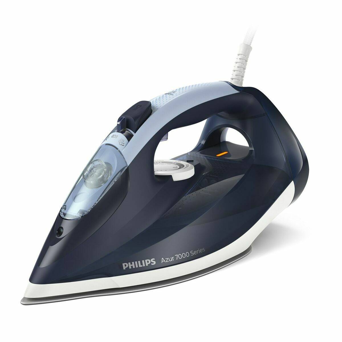 7000 series DST7030/20, dry steam iron, SteamGlide Plus soleplate, 2 m,