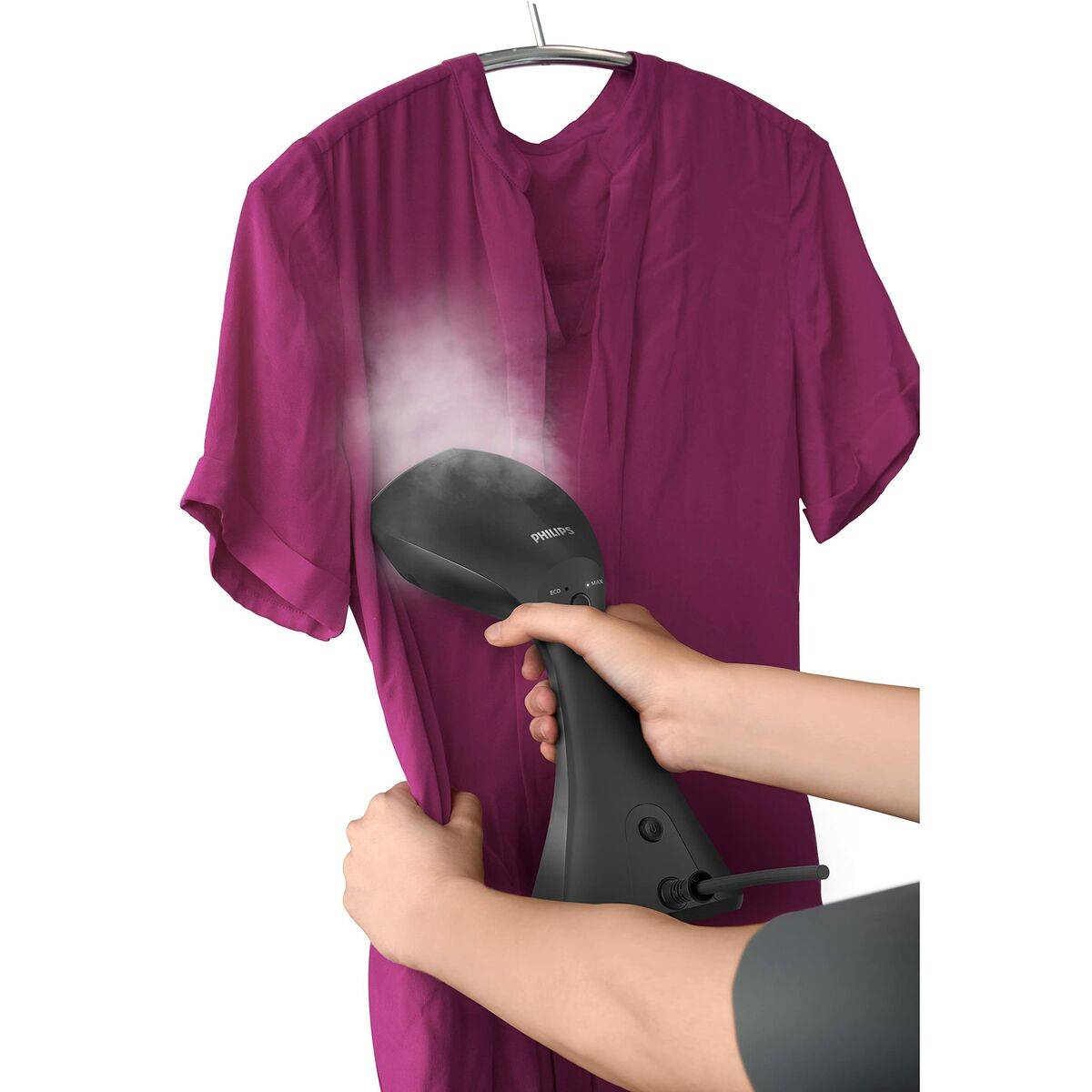 Philips StyleTouch GC800 Håndholdt Steamer 1600W Sort Sølv1600 W -