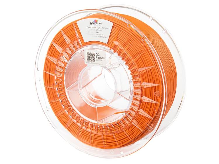 Spectrum Filaments 80040 PLA Premium Filament PLA 1.75 mm 1000 g carrot orange, Orange 1 St.