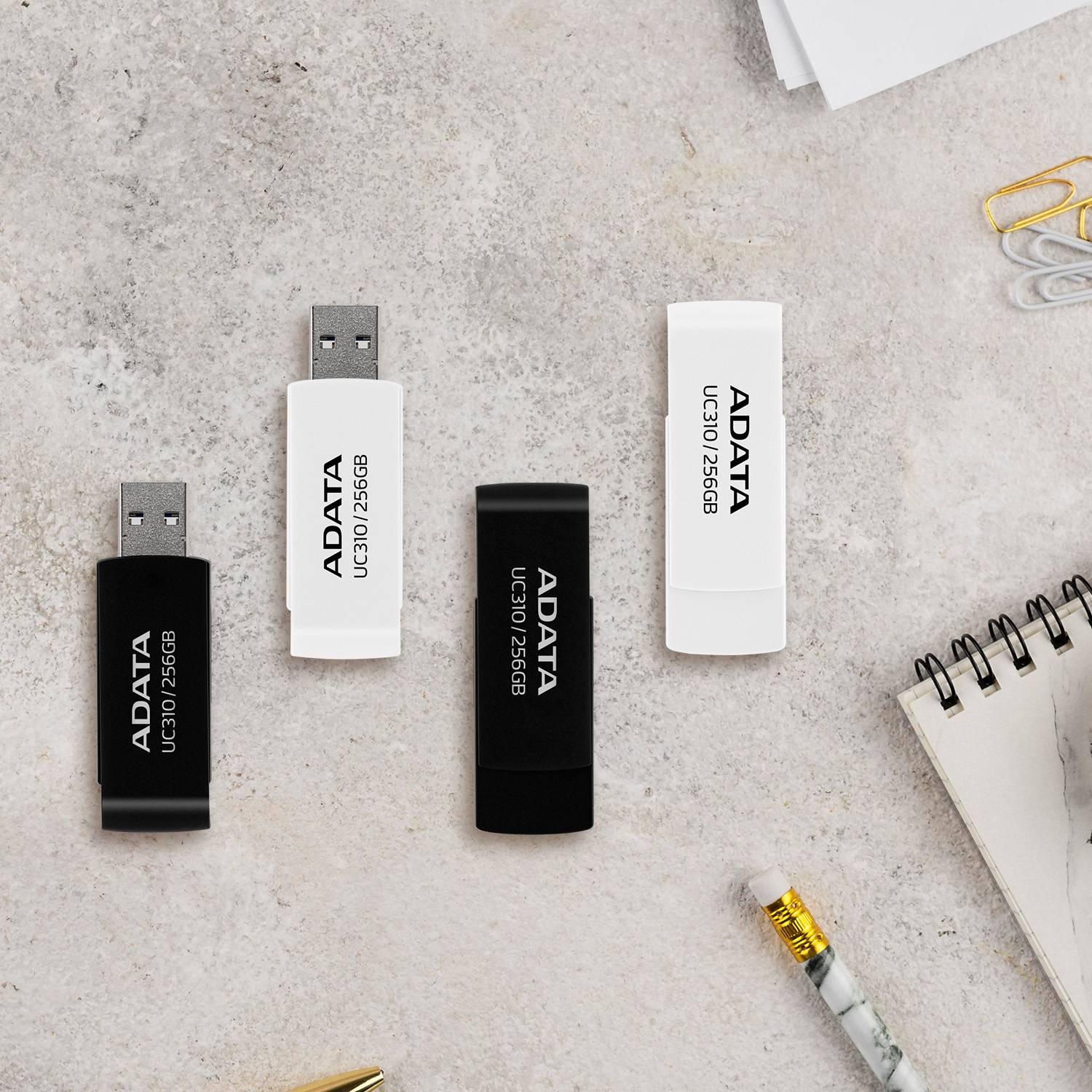ADATA *UC310 256GB USB3.2 White - USB 3.0