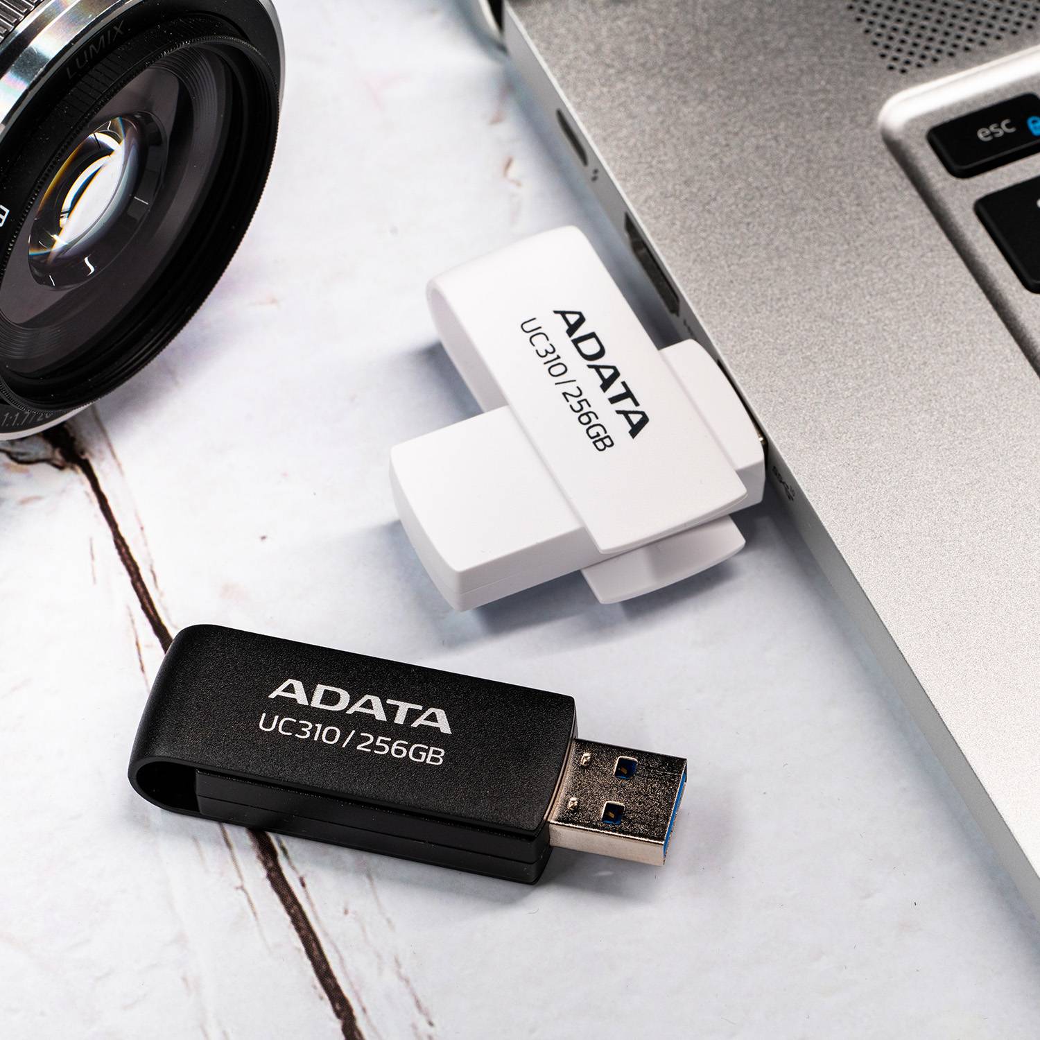 ADATA *UC310 256GB USB3.2 White - USB 3.0