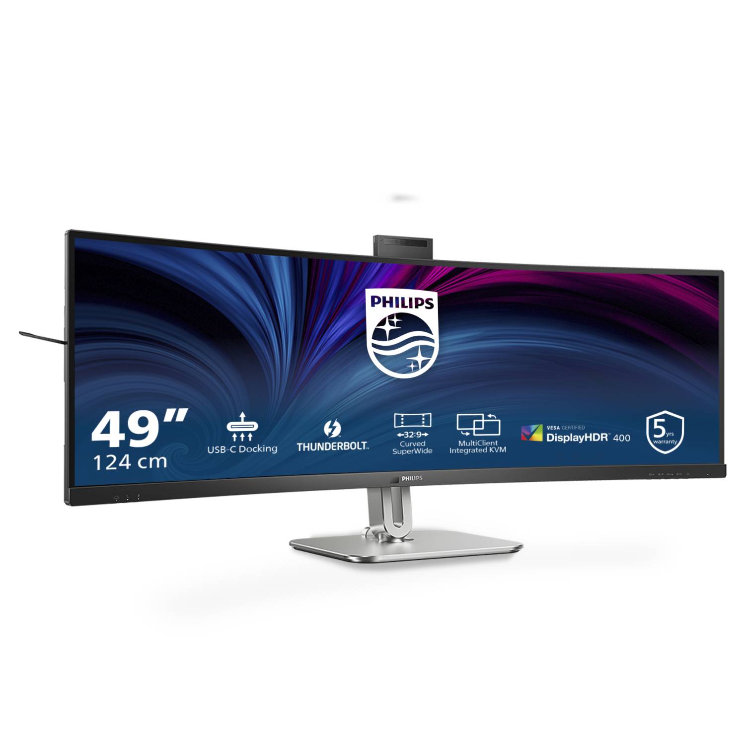 Philips 49B2U6903CH 6000 Series LED-Monitor Curved 124,5cm 49" 48.8" sichtbar 5120 x 1440 SuperWide @ 100Hz VA 500