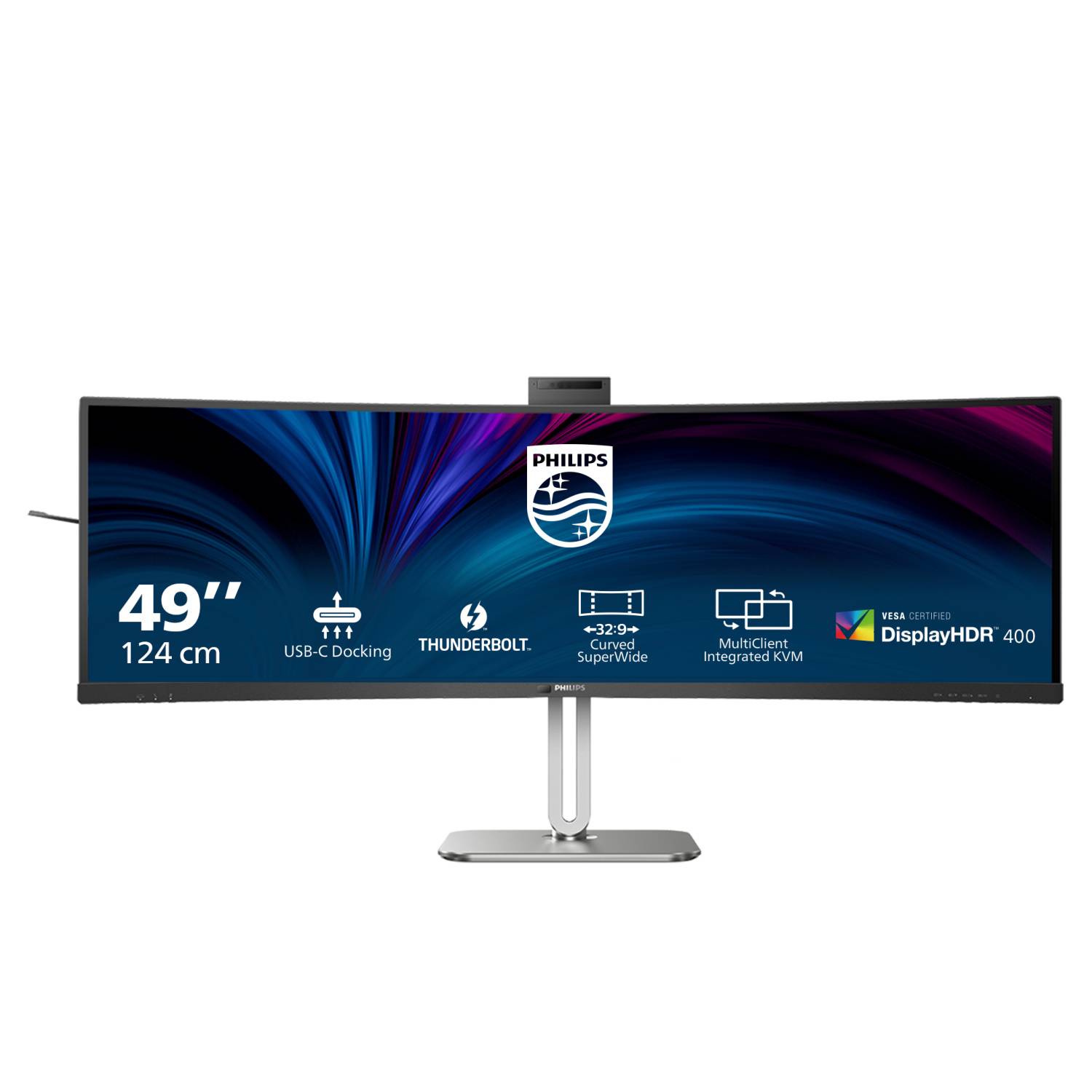 Philips 49B2U6903CH 6000 Series LED-Monitor Curved 124,5cm 49" 48.8" sichtbar 5120 x 1440 SuperWide @ 100Hz VA 500
