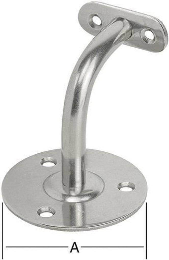 Handlaufst. fest 90° o.Rosette RF (V2A) VORMANN
