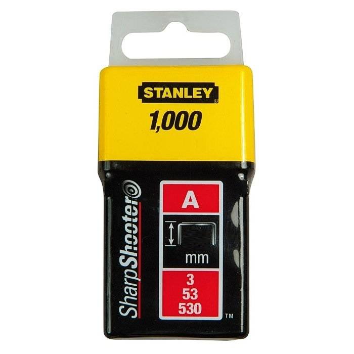 STANLEY Klammern 1-TRA208T Typ A 12mm beschichteter Stahl