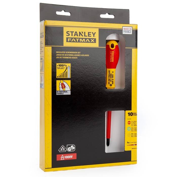 Stanley FATMAX FMHT62573-010 piece Insulated Screwdriver Set