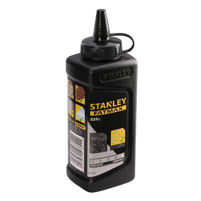 Schlagschnurkreide FatMaxXtreme 225g schwarz Stanley