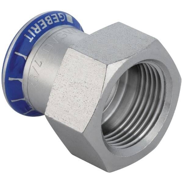 GEBERIT Mapress Edelstahl Übergang mit I d35-Rp1