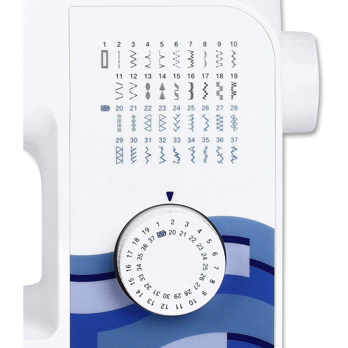 Brother RH137 - Nähmaschine - 37 Stiche - 1 Einstufen-Knopfloch