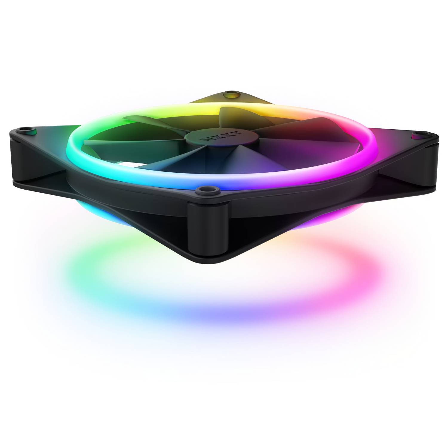 NZXT F120 RGB DUO - Gehäuselüfter, Schwarz (120mm, 20x LED)