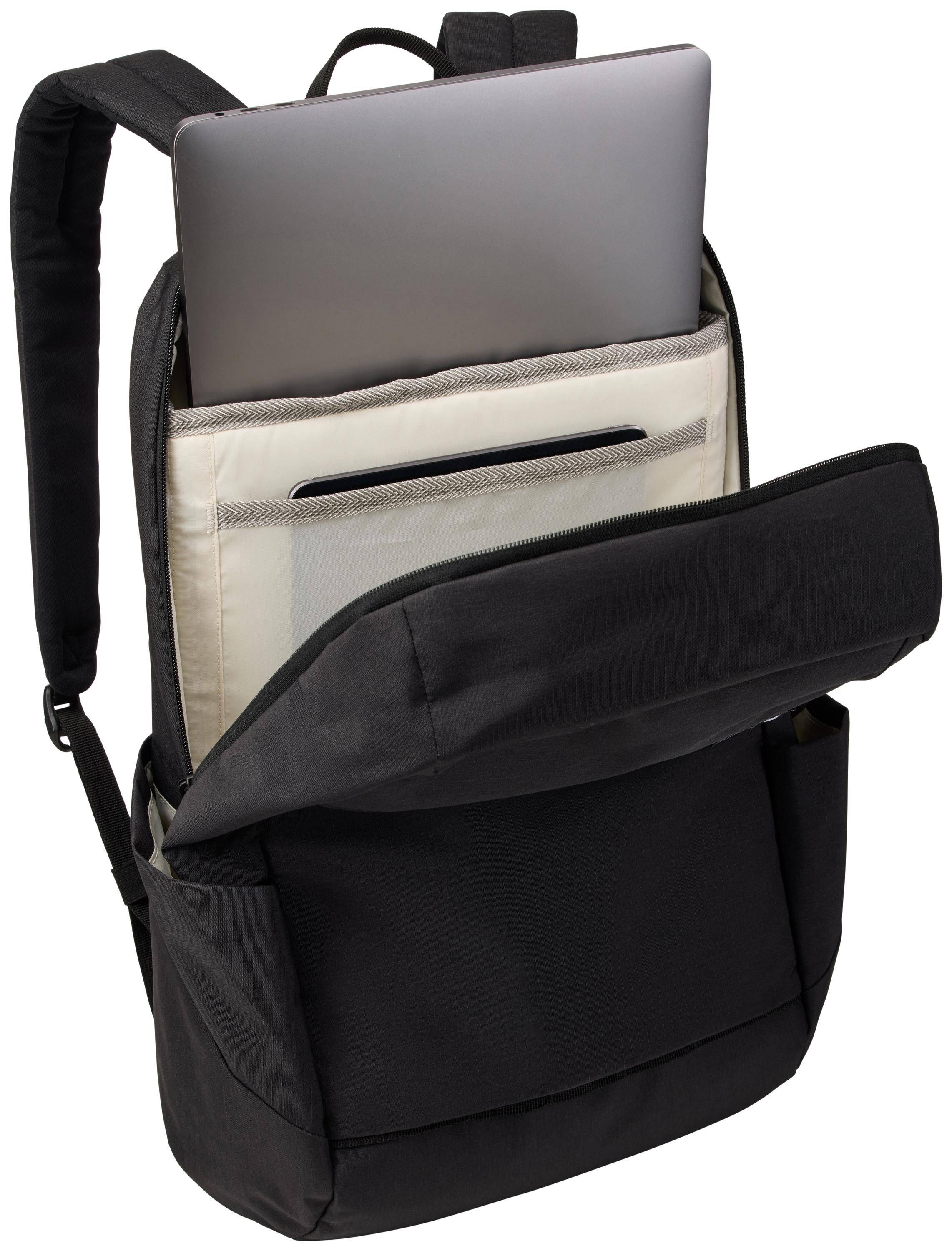 Thule Lithos TLBP216 - Black Rucksack Lässiger Rucksack Schwarz Polyester