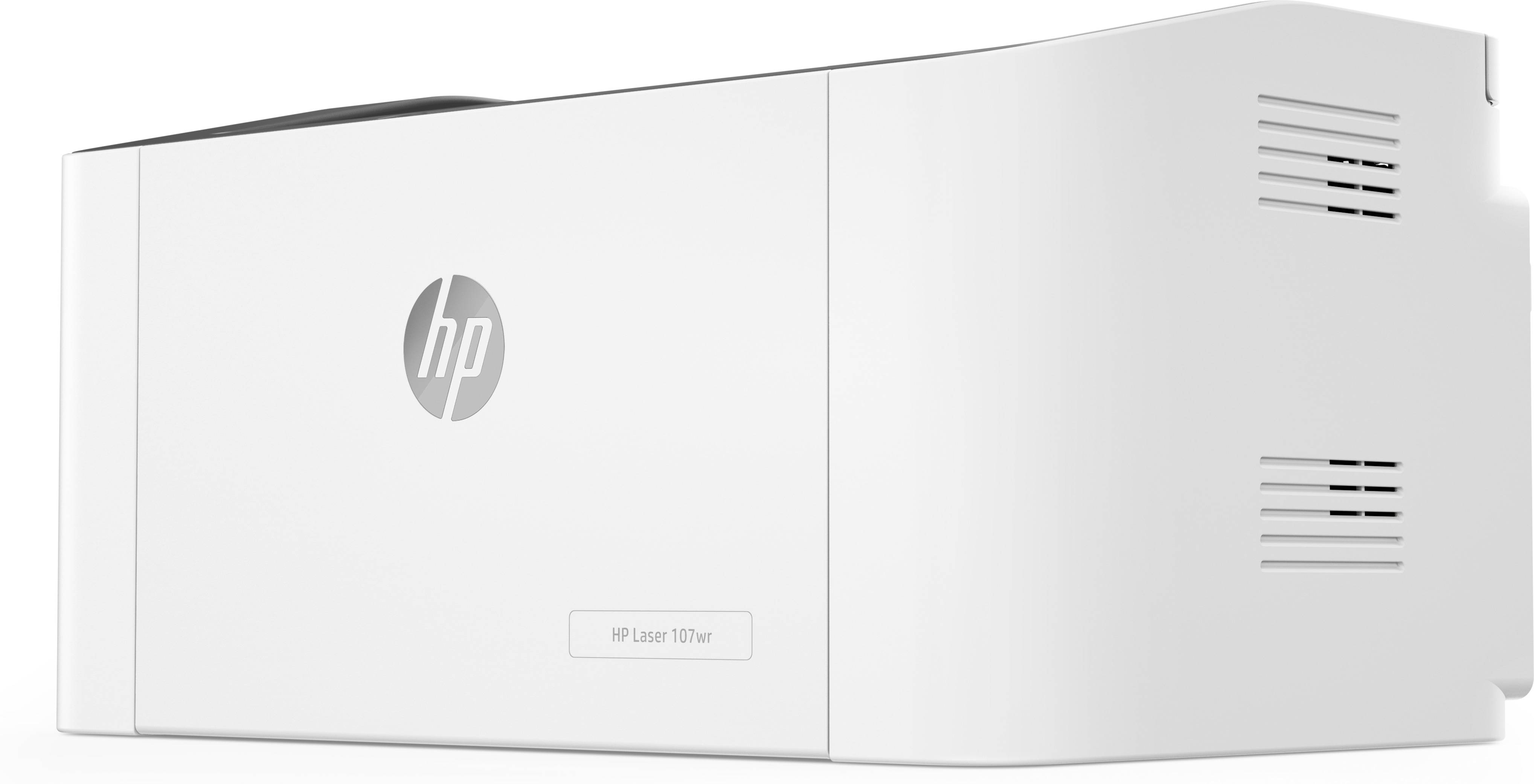 HP Laser 107a, Schwarzweiß, Drucker, Laser, 1200 x 1200 DPI, A4, 20 Seiten pro Minute, Doppelseitiger Druck, Weiß