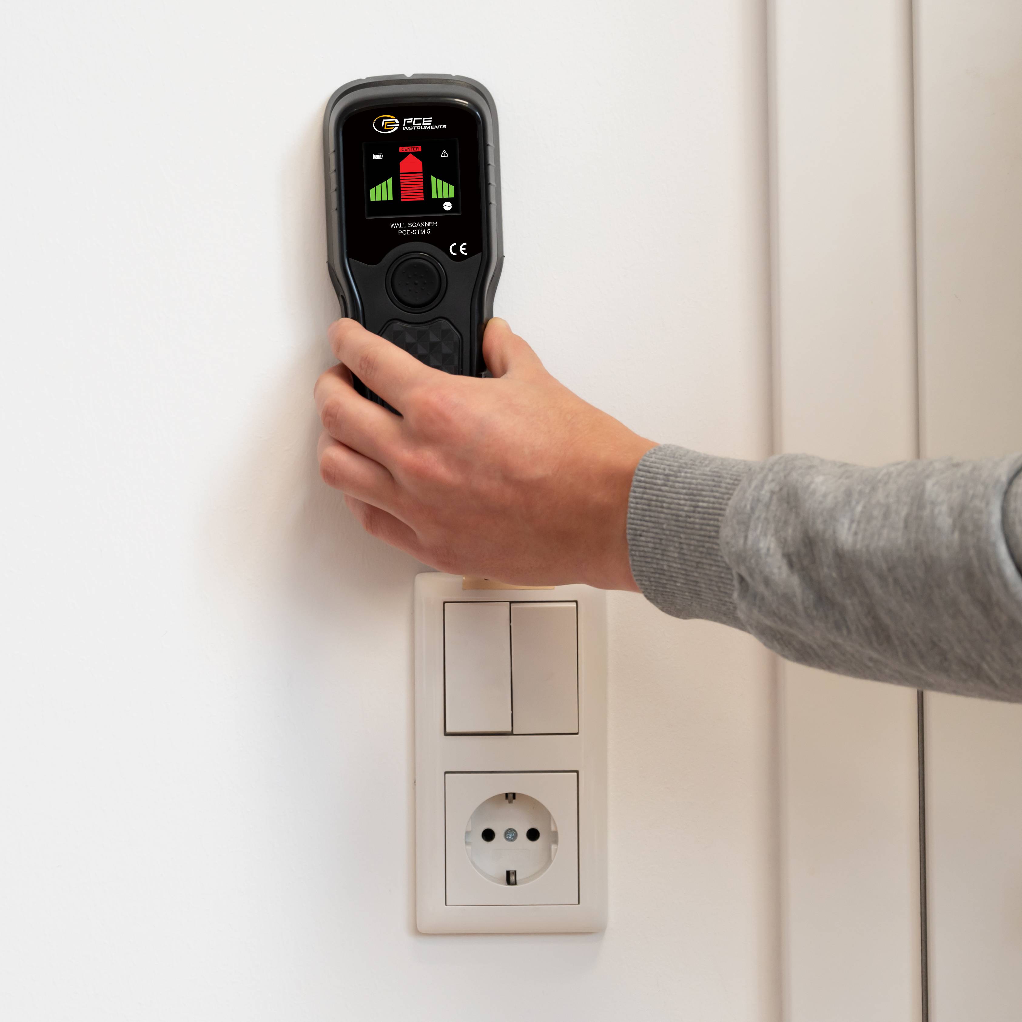 PCE Instruments Kabelsuchgerät PCE-STM 5 Metall |Holzbalken |Stromleitungen |Tiefe bis 60mm |Mittel