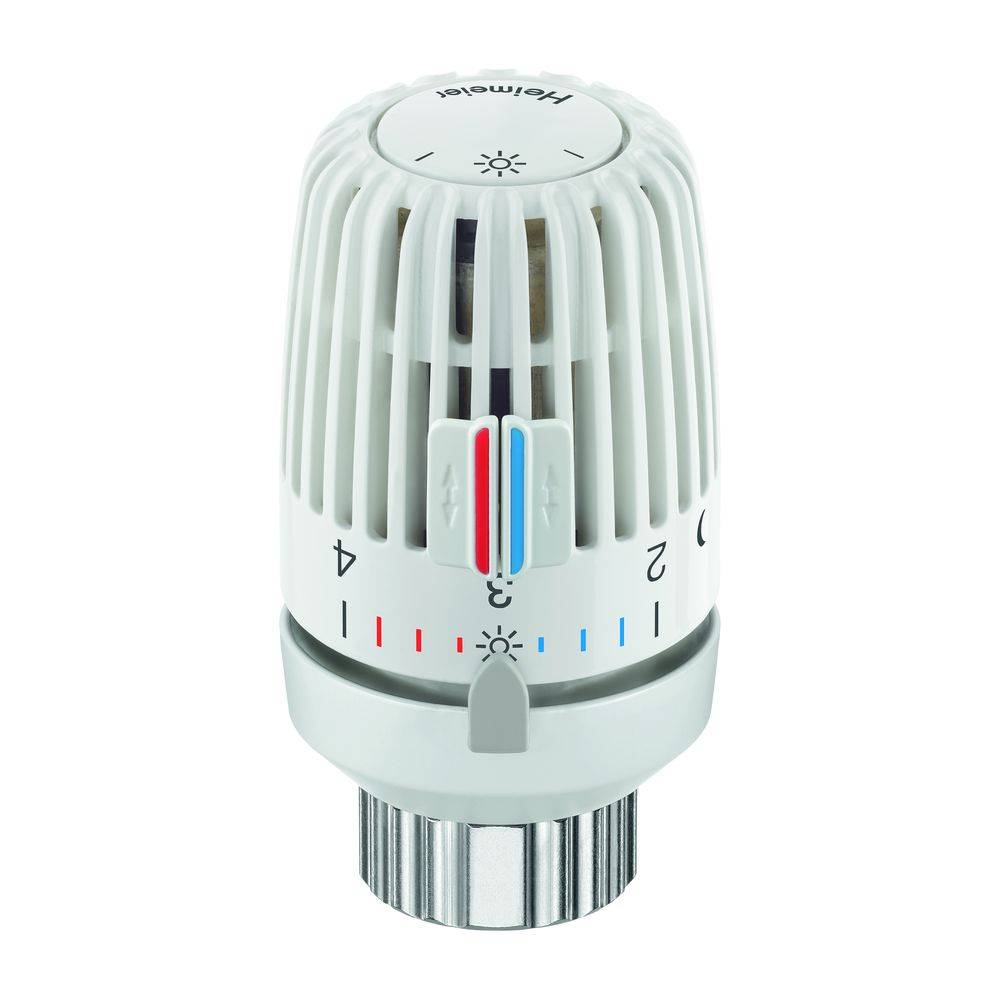 IMI Heimeier Thermostat-Kopf VK, mit Direktanschluss für Klemmverbindung VHK, Weiß