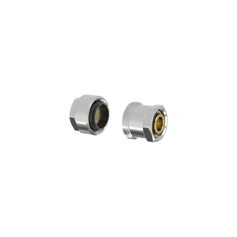 Flamco Plus DVGW Schwarzrohradapter für Rohr 3/8" x G 3/4" Innengewinde Eurokonus