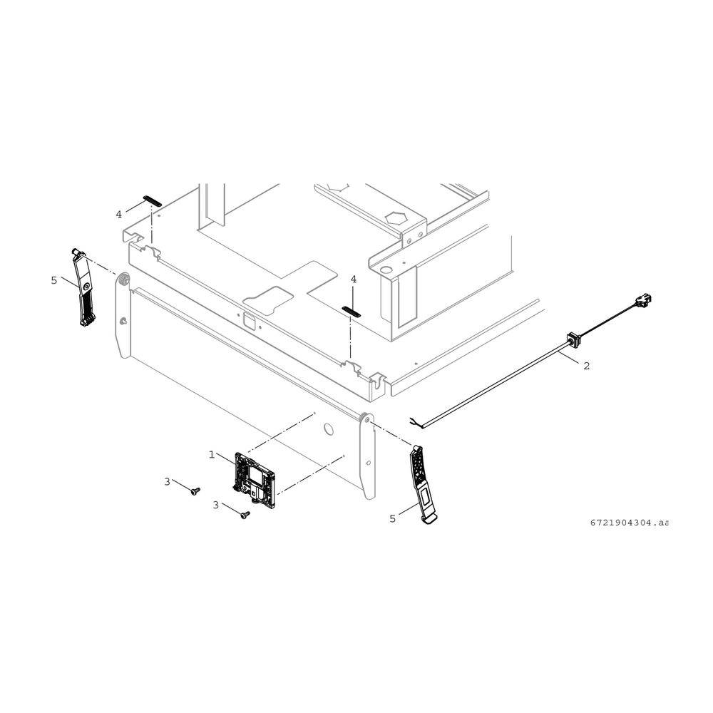 Bosch Installationszubehör CS 36 Halterung für Reglereinbau CW400/CW100
