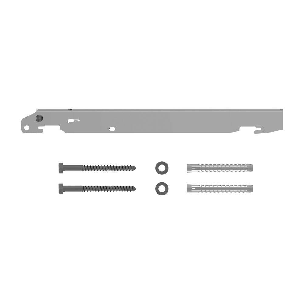 Kermi Schnellmontagekonsolen-Set Typ 11-33 Bauhöhe 500mm Wandabstand 30mm Weiß 3. Konsole ab Baulänge 1800mm