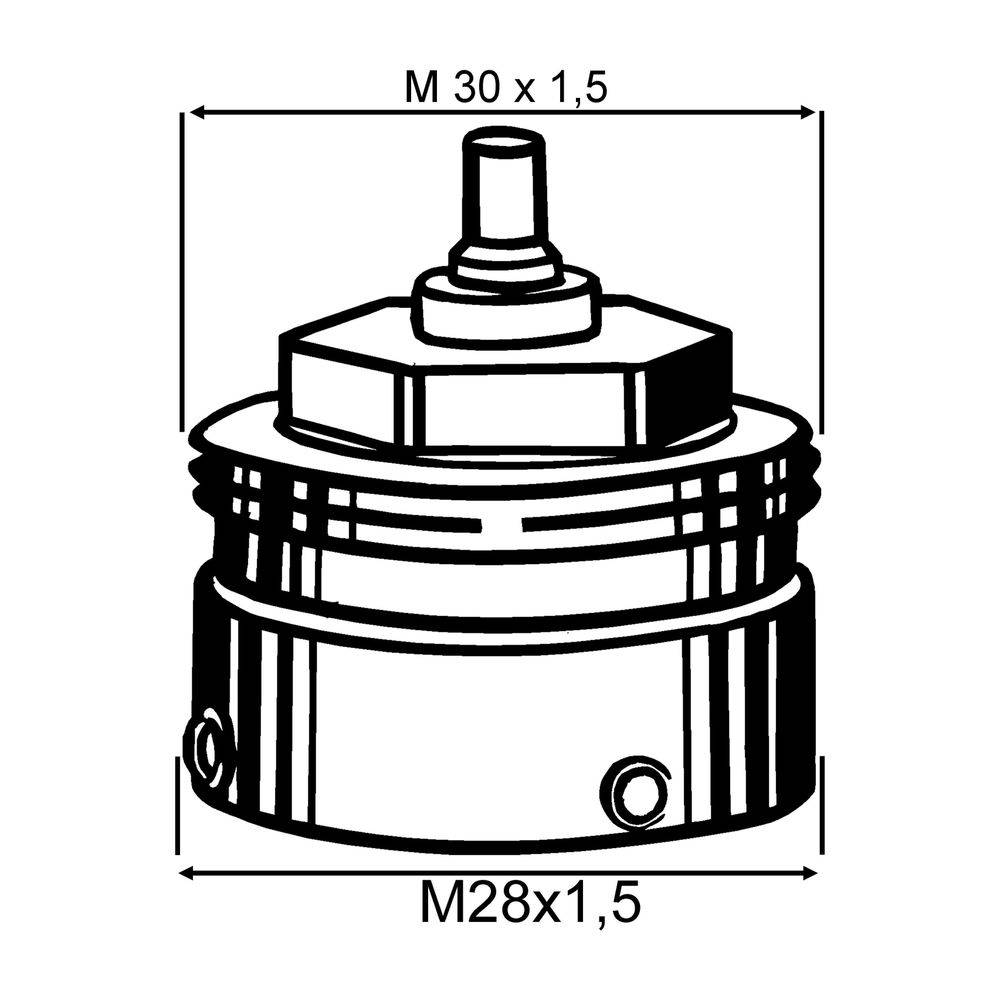 IMI Heimeier Adapter für Fremdfabrikate, Thermostat-Köpfe Herz-Ventilunterteile